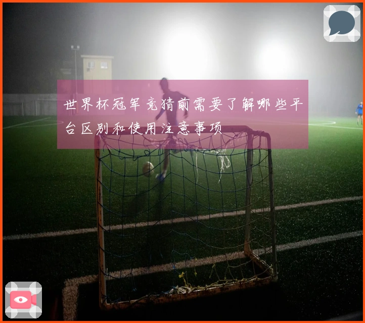 世界杯冠军竞猜前需要了解哪些平台区别和使用注意事项
