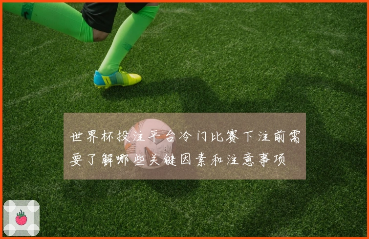 世界杯投注平台冷门比赛下注前需要了解哪些关键因素和注意事项